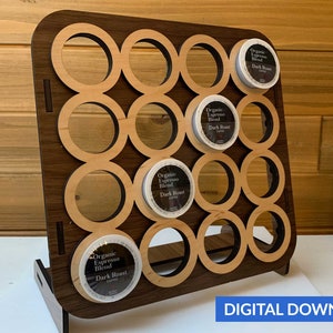 Keurig Vertical K-Cup Holder -- SVG Laser Cut Files -- INSTANT DOWNLOAD
