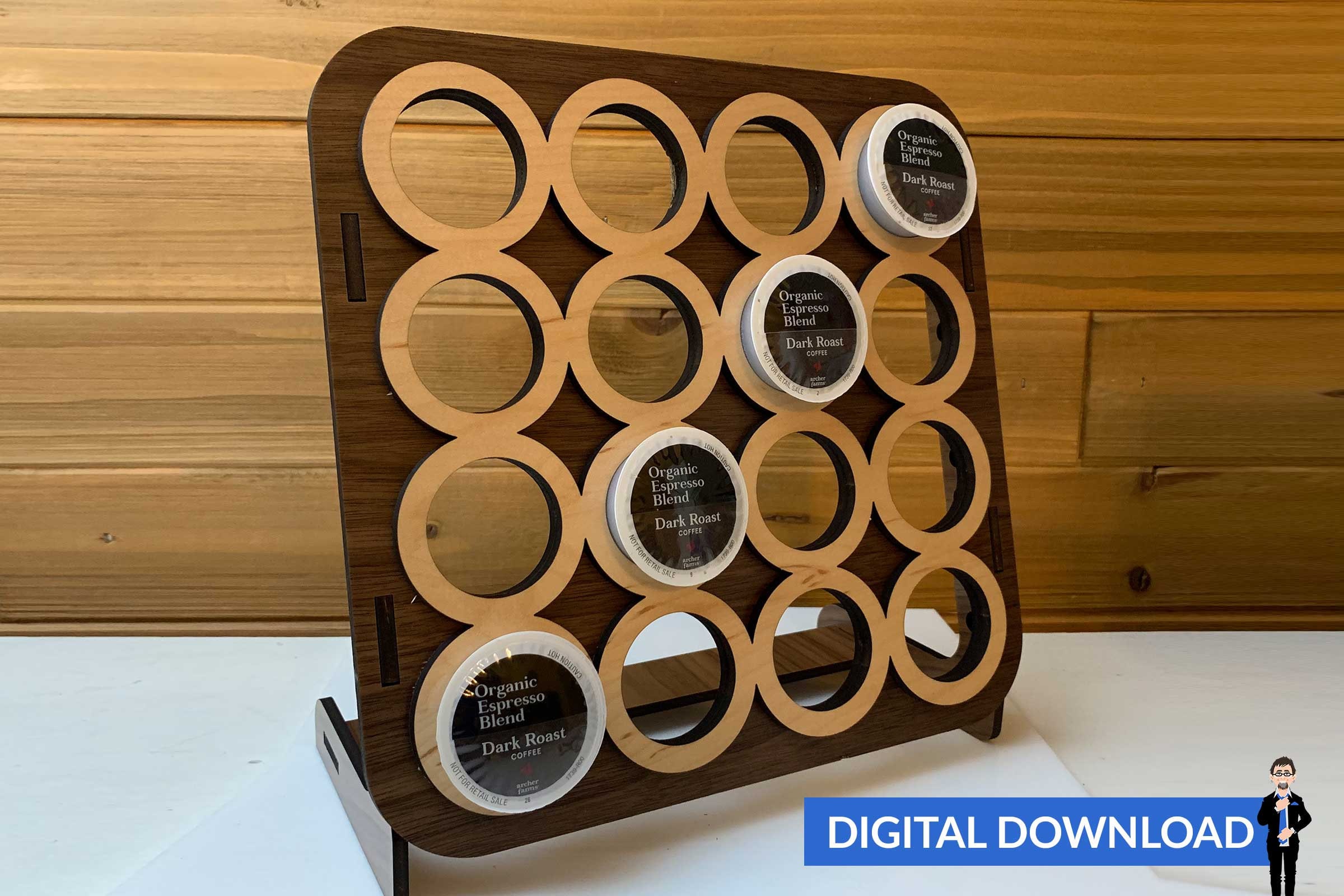 Keurig Vertical Kcup Holder SVG Laser Cut Files INSTANT Etsy UK