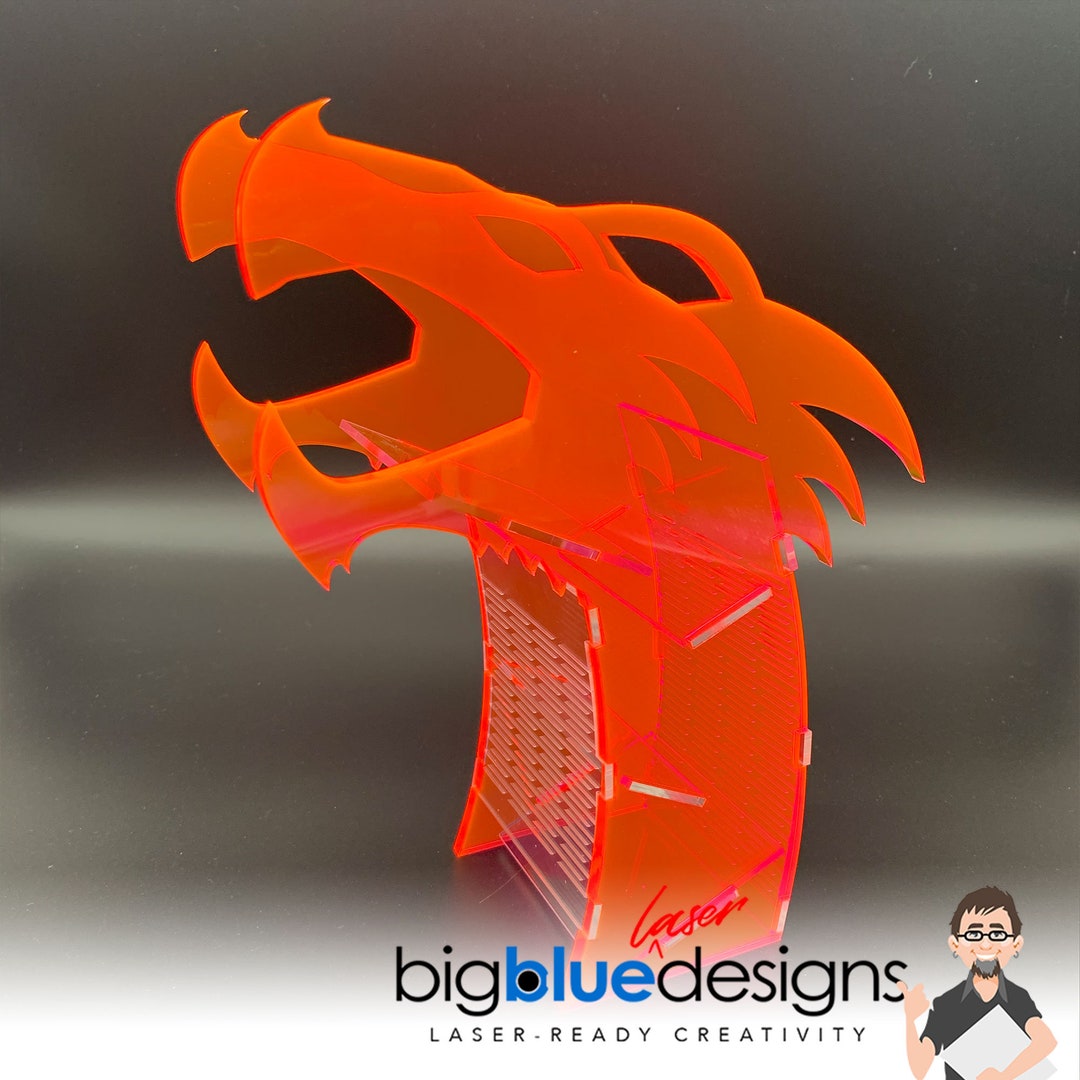 Dragon Head Dice Tower Svg Laserready Cut Files INSTANT DOWNLOAD Etsy