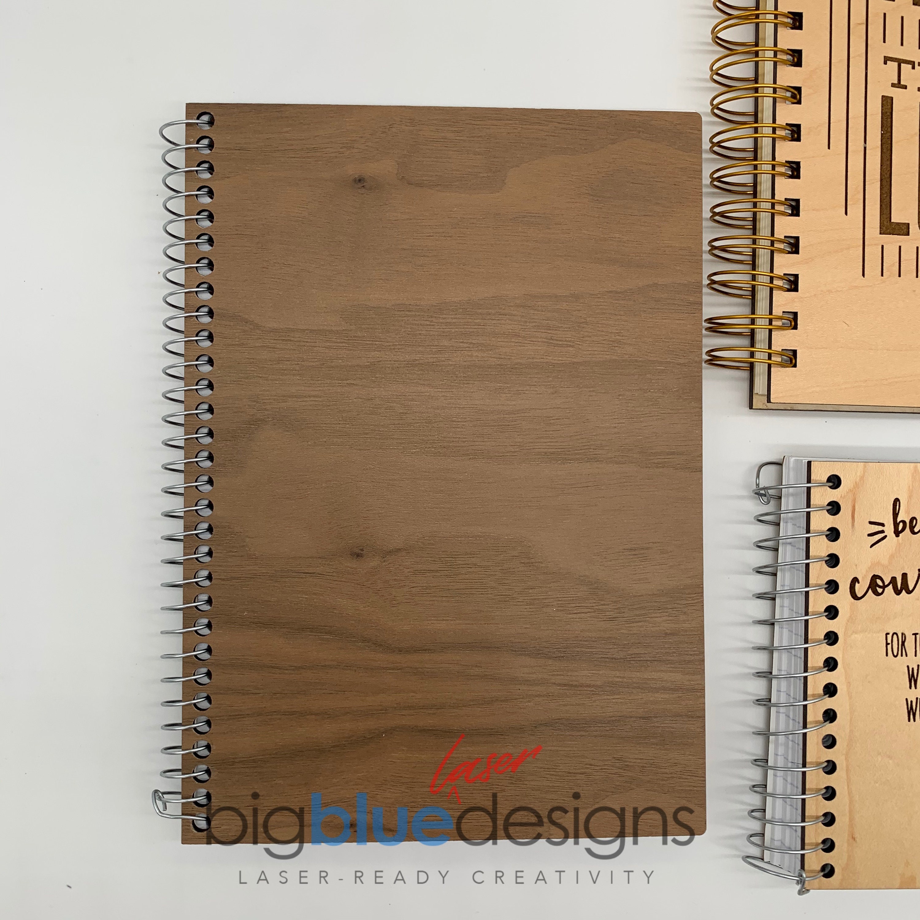 Spiral Notebook Cover Templates 4 SVGPDF Laser Cut File Etsy