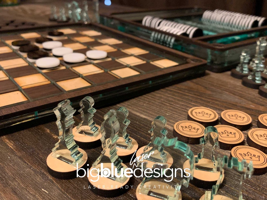 ANA ボードゲームチェスチェッカー新品未使用