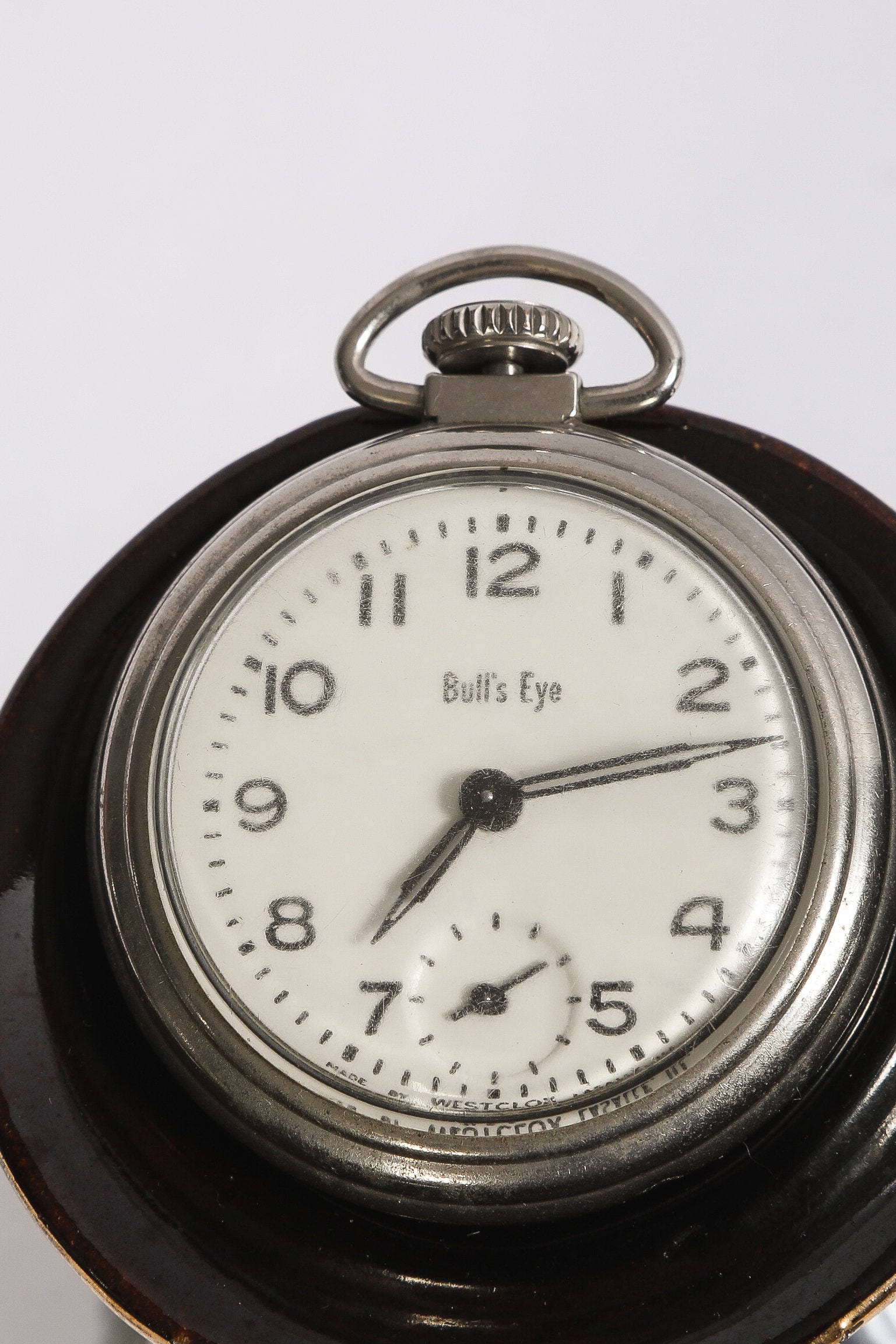 Vintage Bulls Eye Pocket Watch. Works Perfectly Etsy