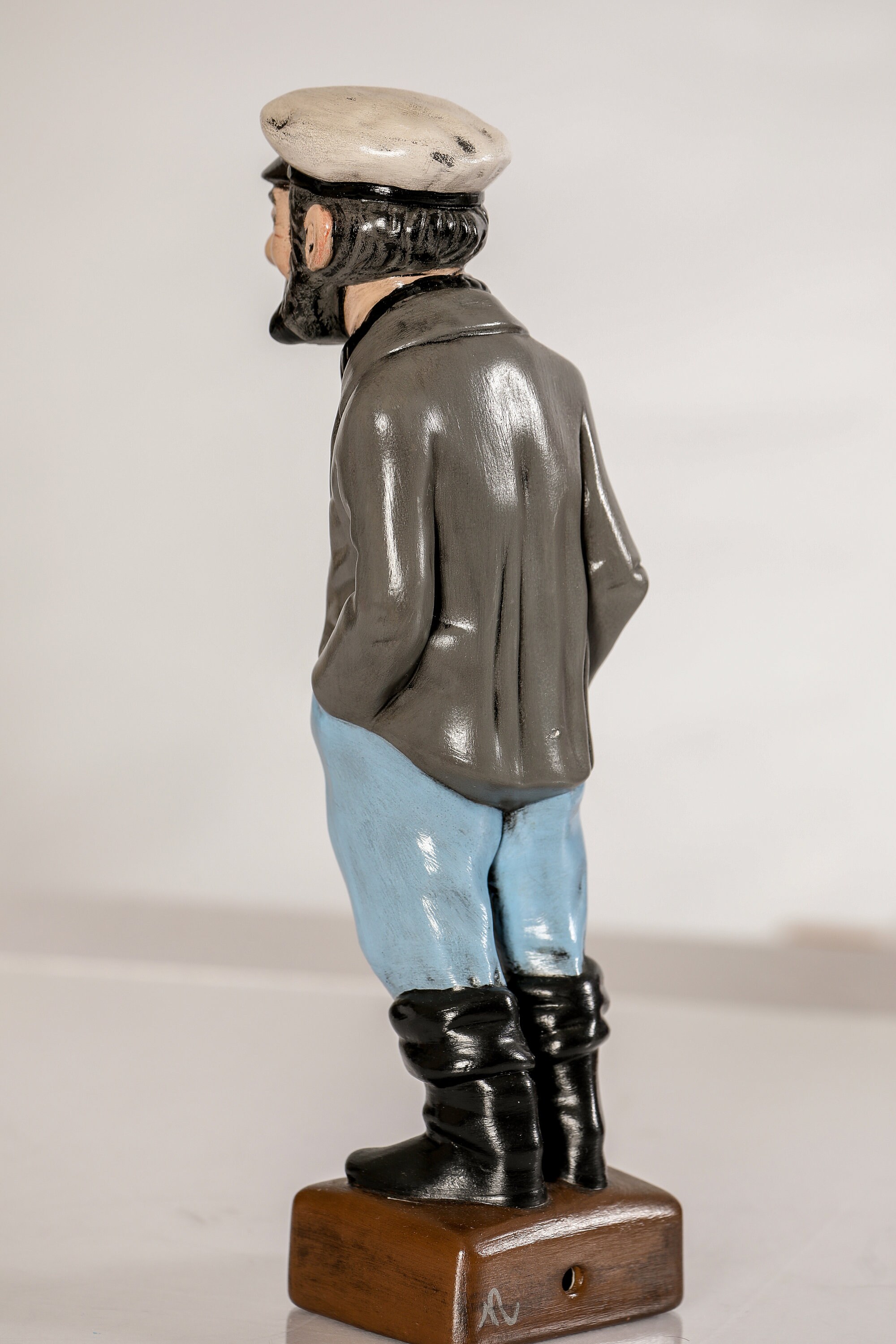 Fisherman Ceramic Statue Etsy