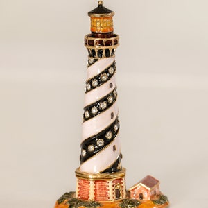 Lighthouse Jeweled Magnetic Box