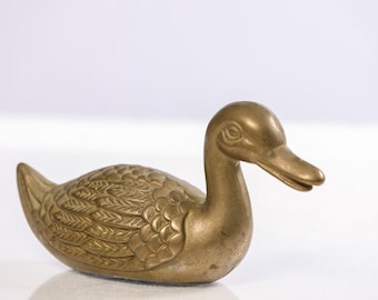 Collectible Brass Duck