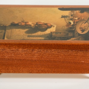 Vintage Italian Wood Music Box