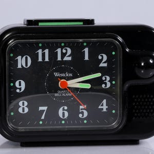 Vintage Westclox.Clock works, alarm does not.