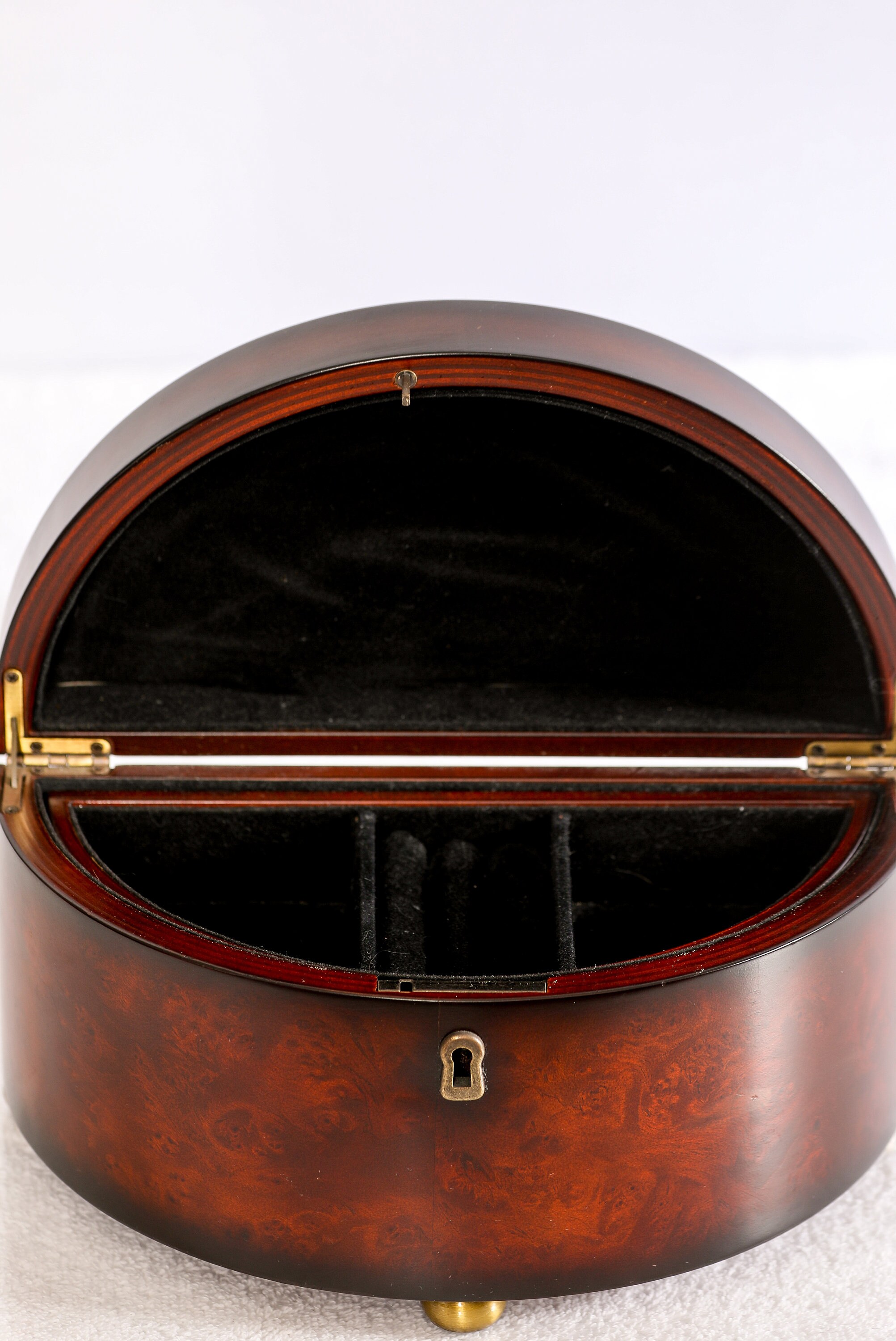 Vintage Bombay Company Halfmoon Jewelry Box Etsy