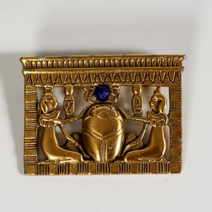 Vintage Egyptian Style Fashion Brooch