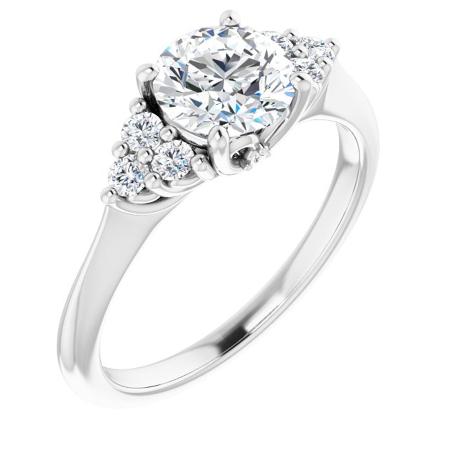 ruby ring with baguettes