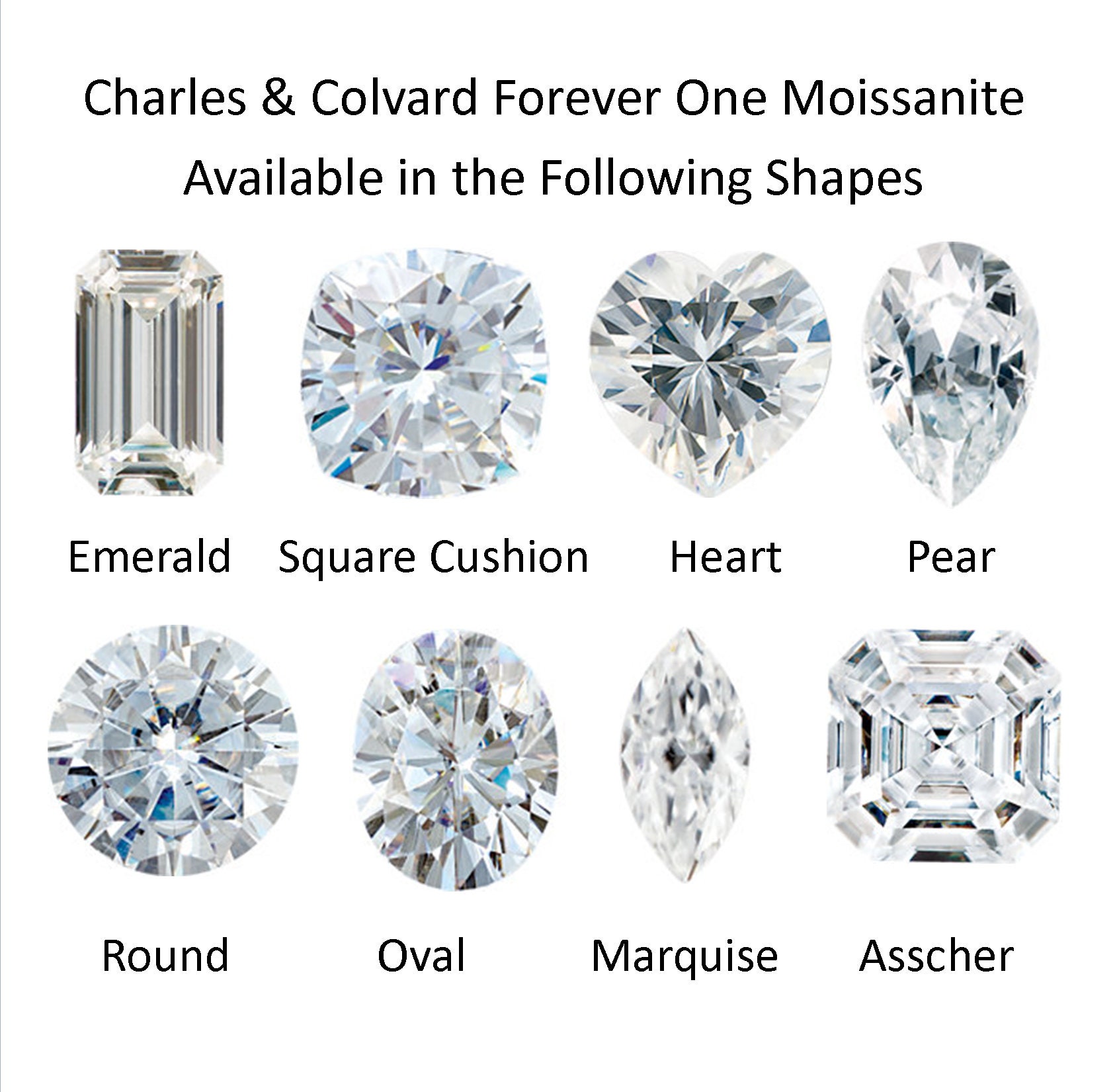 2 Ct Criss Cross Charles Colvard Moissanite Engagement Ring 14k