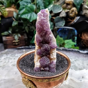 Purple Fluorite Cluster From La Navidad Mine, Mexico for Altar Decor / 118.19g / Small Cabinet Class / Collection