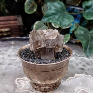 Smoky Grey/Purple Fluorite Cluster, Diana Maria Mine From United Kingdom for Altar Decor / 32.29g / Meditation / Collection / Energy Work