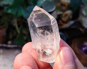 2 3/4" Colombian Lemurian Quartz Point for Collection/ 30.03g / Crystal Grids/ Meditation