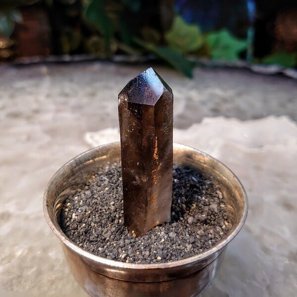 2" Smoky Quartz Point from Malawi, Africa for Collection / 17.20g / Home and Altar Decor / Protection / Crystal Healing