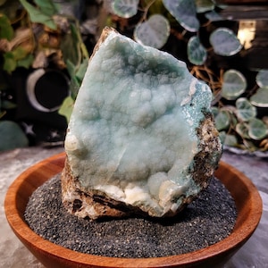 627g Natural Chrysocolla with Malachite on Matrix for Home and Altar Decor / Energy Work / Crystal Healing / Collection / Housewarming