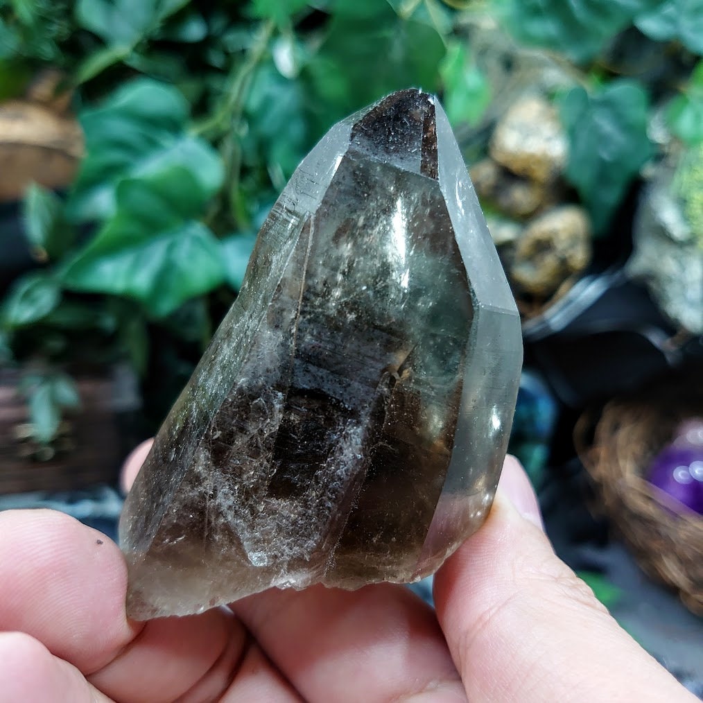 コレクション用アフリカマラウイ産天然スモーキークォーツポイント