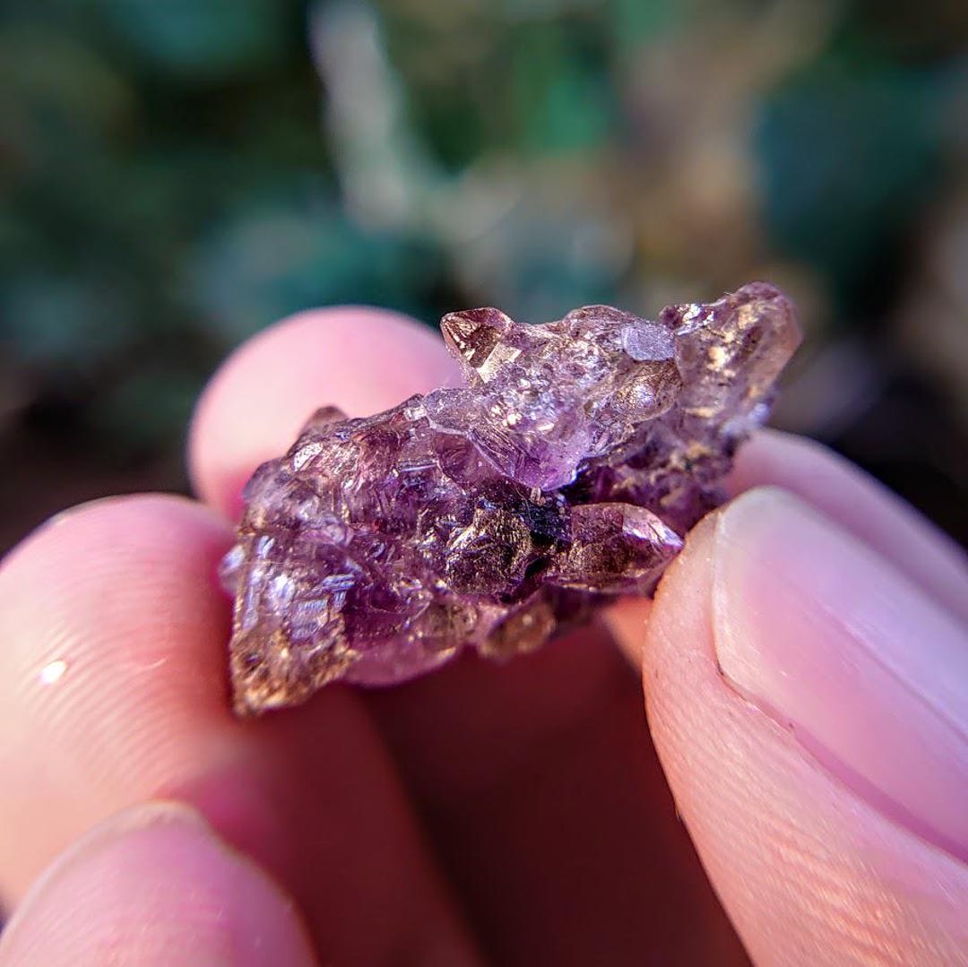 ザンビア産 ホワイトキャップアメジストクラスター 【公式通販】