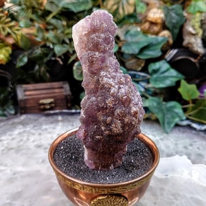 Purple Fluorite Cluster From La Navidad Mine, Mexico for Altar Decor / 118.19g / Small Cabinet Class / Collection