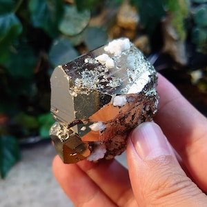 Beautiful Pyrite &quot;Fool&#39;s Gold&quot; Cluster with Quartz from Huanzala Mine, Peru, for Collection / 226g / Home and Altar Decor / Gifting