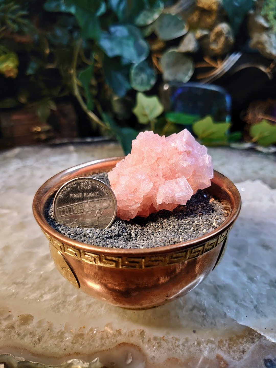 Natural Pink Halite Crystal From California, USA for Crystal Healing ...