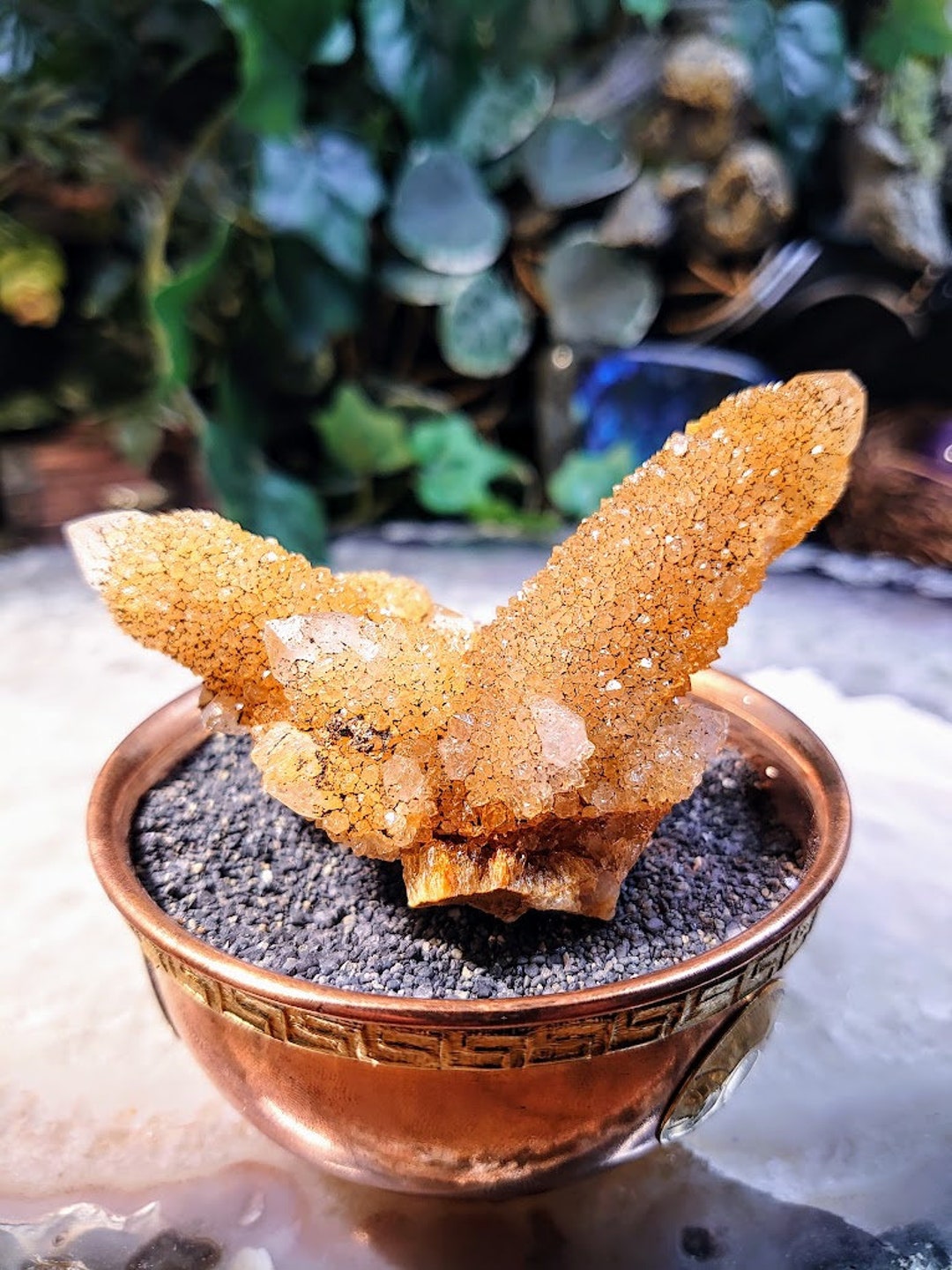 南アフリカ産サンシャイン スピリット クォーツ クラスター / 105.17g