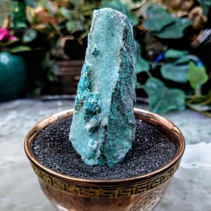 Natural Chrysocolla with Druzy on Matrix for Home Decor / 94.00g / Energy Work / Crystal Healing / Collection / Gifting for Her & Him