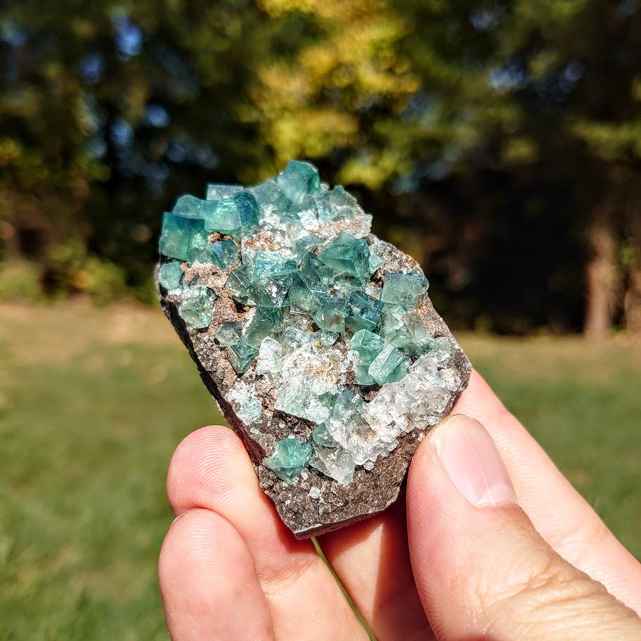 Green Fluorite Cluster, Diana Maria Mine From United Kingdom for Altar Decor / 82.98g / Meditation / Collection / Energy Work
