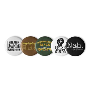 Juneteenth Button Sets | Black History | Button Backs | Black Excellence | Backpack Buttons