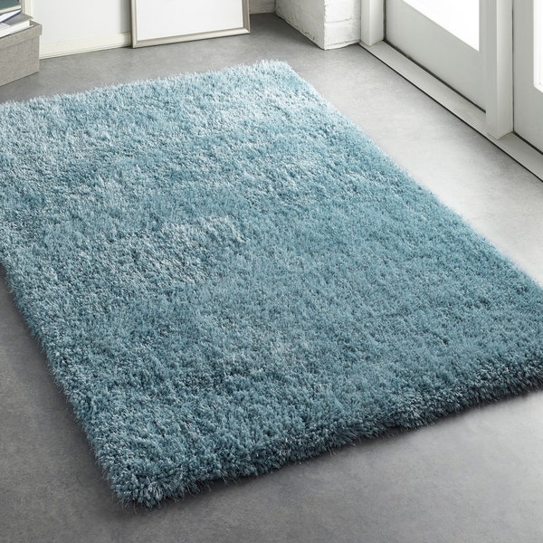 Duck Egg Blue Rug Etsy UK