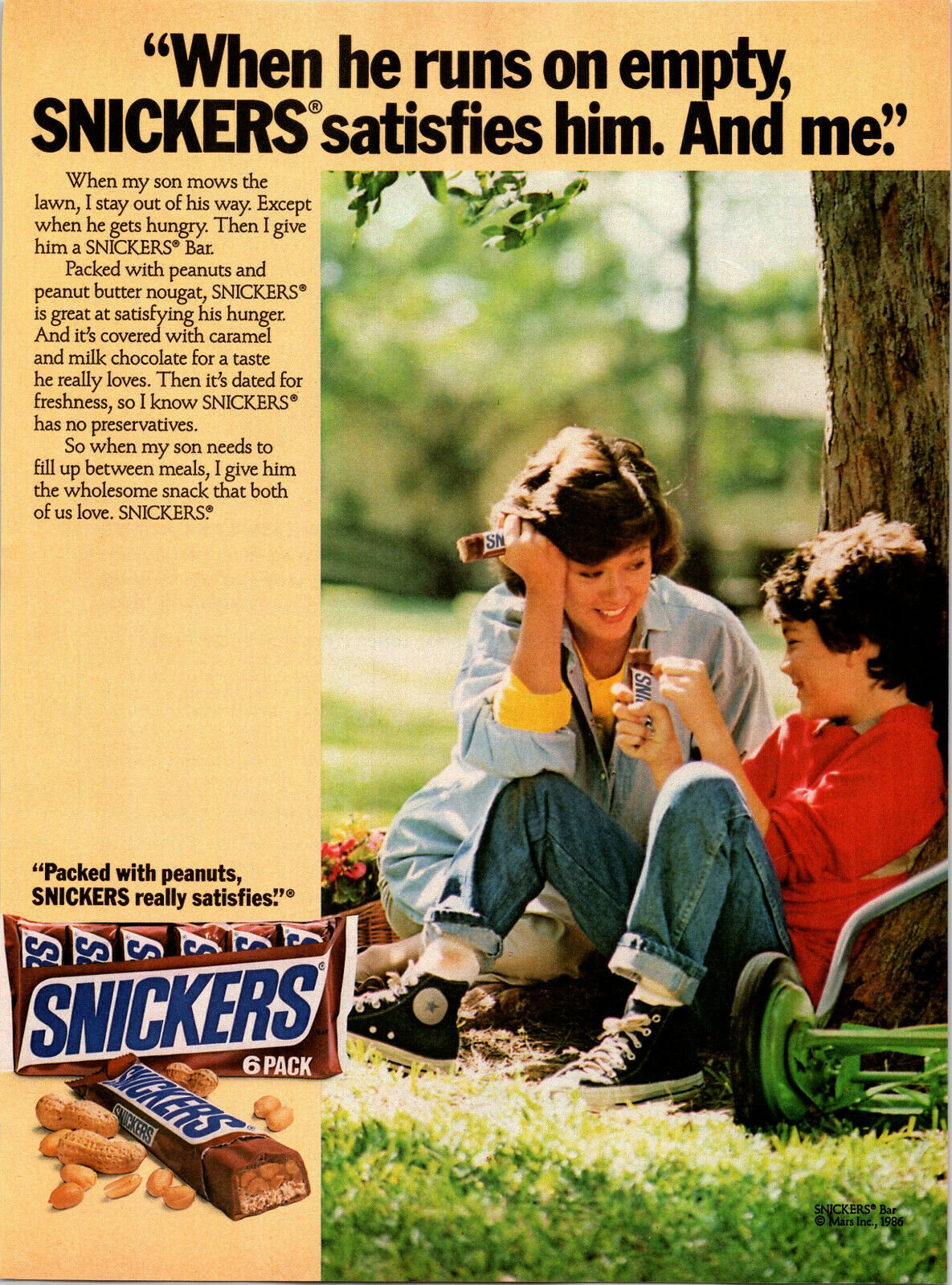 Real Snickers Ads