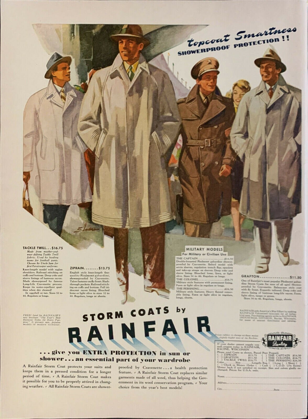 Rainfair coats Clearance