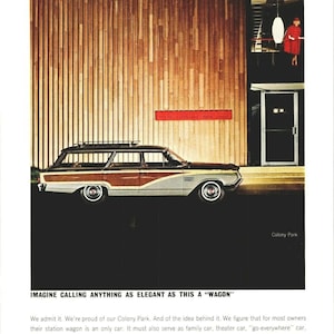 Vintage 1964 Ford Colony Park Imagine This Elegance Being A Wagon Advertisement