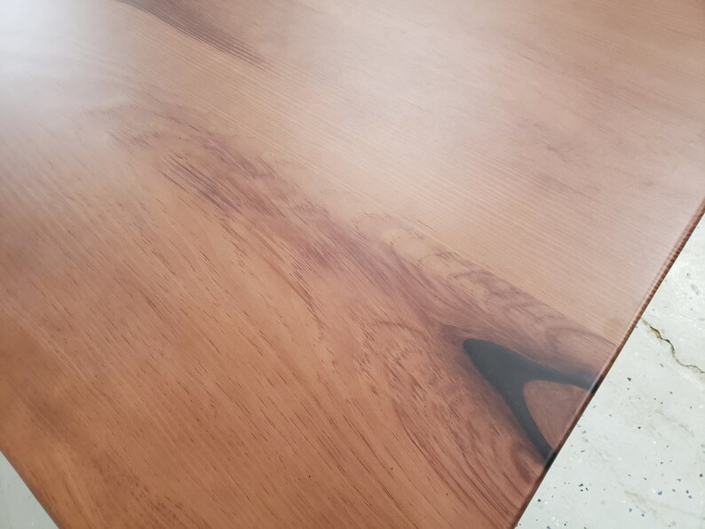 8/'9 Live Edge Console Table Dining Table Handmade Sofa Table Mid Century Modern Entry Table T005