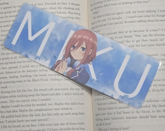 Miku Anime Bookmark: Quintessential Quintuplets Manga Gift