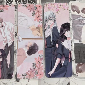 Anime Bookmark: Fragrant Flower Blooms with Dignity - Laminated Cardstock