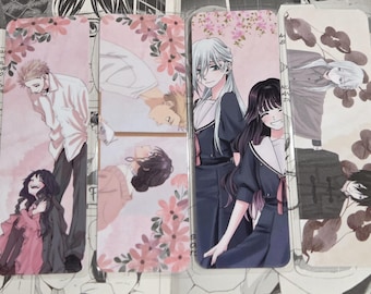 Anime Bookmark: Fragrant Flower Blooms with Dignity - Laminated Cardstock