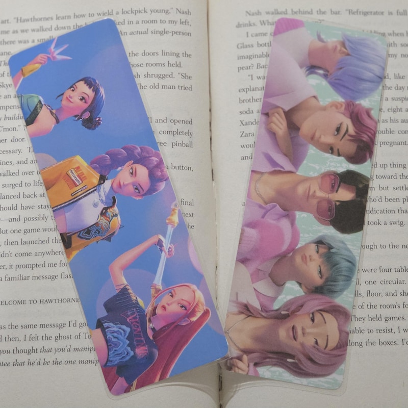 Kpop Demon Hunters Bookmark Etsy