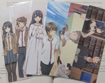 Rascal Does Not Dream Of Bunny Girl Senpai Bookmarks: Mai And Sakuta
