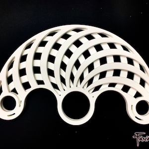 Hypno - Éventails de flow personnalisés à prise russe de 3,25 po., éventails d'entraînement, éventails de jour, fans de technologie, éventails Poi hula pour les festivals de flow et Burning Man