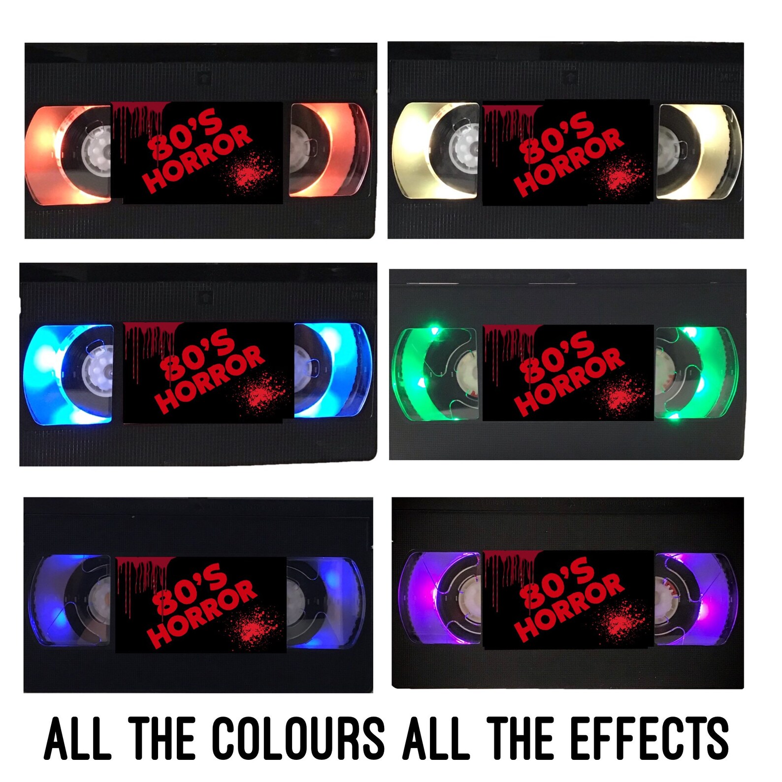 Horror Movie Fan Gift 80s Horror Vhs Lamp in the Uk Etsy Sweden