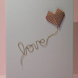 Carta origami "Amore".