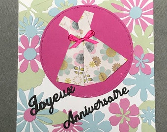 Carte De Robe Origami Etsy Carte De Robe Origami Etsy
