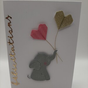 Babyolifant Gefeliciteerd kaart