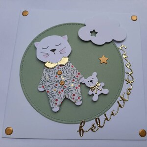 Carte chaton naissance