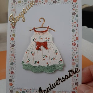Carte anniversaire avec une touche d'aquarelle