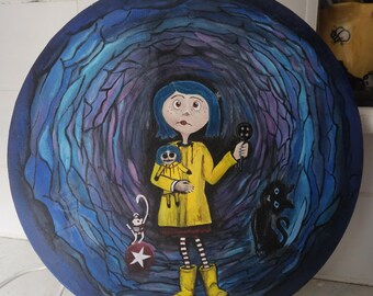 Pintura Coraline 3 en 1 UV y que brilla en la oscuridad