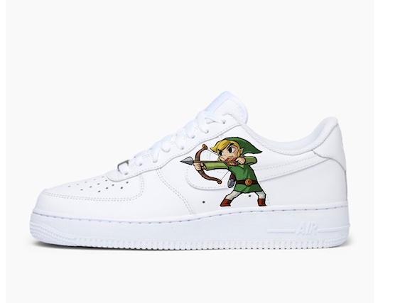 Gastos de envío Qué inquilino Nike air force 1 Link Zelda Windwaker personalizado - Etsy España