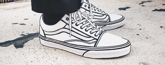 Custom Shoes Vans Cartoon - Etsy Sweden