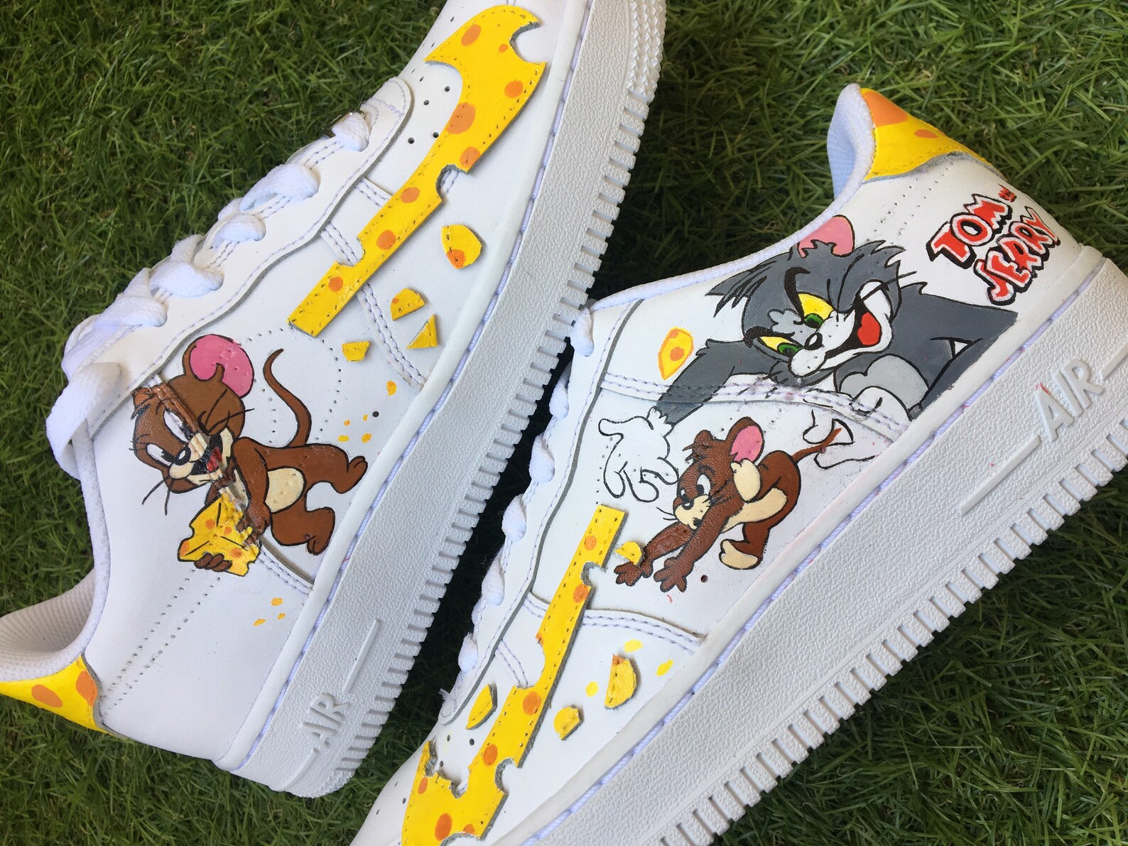 custom af1 tom and jerry